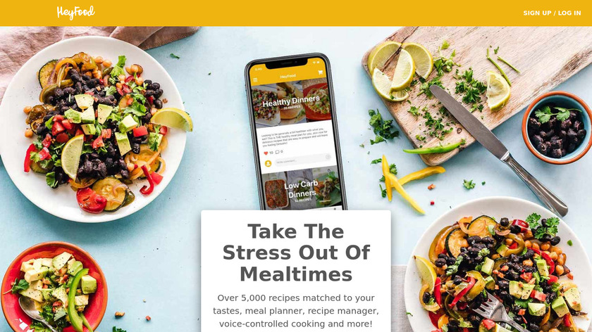 HeyFood Landing Page