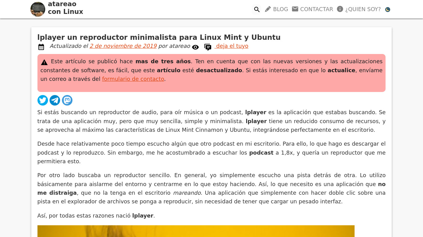 LPlayer Landing page