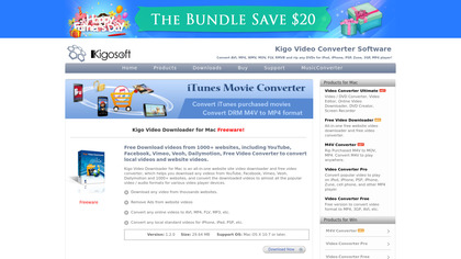 Kigo Video Downloader for Mac image