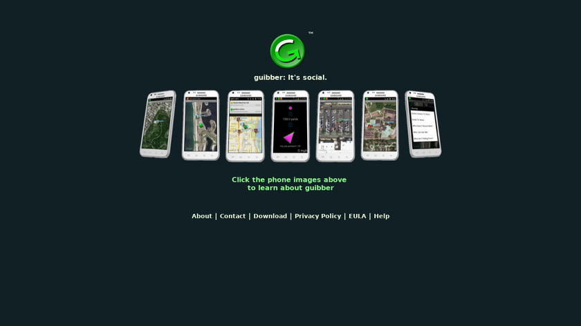 guibber Landing Page