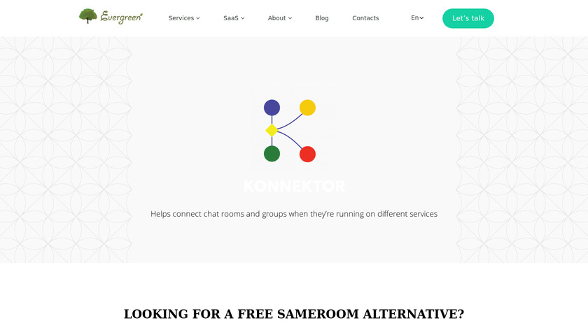 evergreen.team Konnektor Landing Page