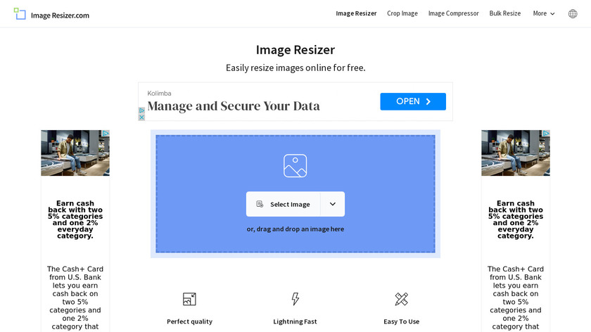 ImageResizer Landing Page