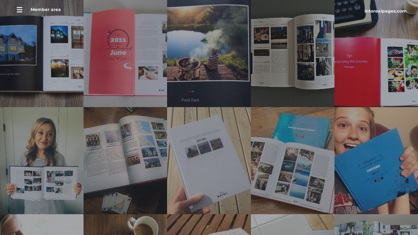 Into Real Pages Landing Page