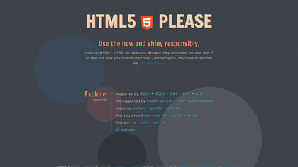 HTML5 Please image