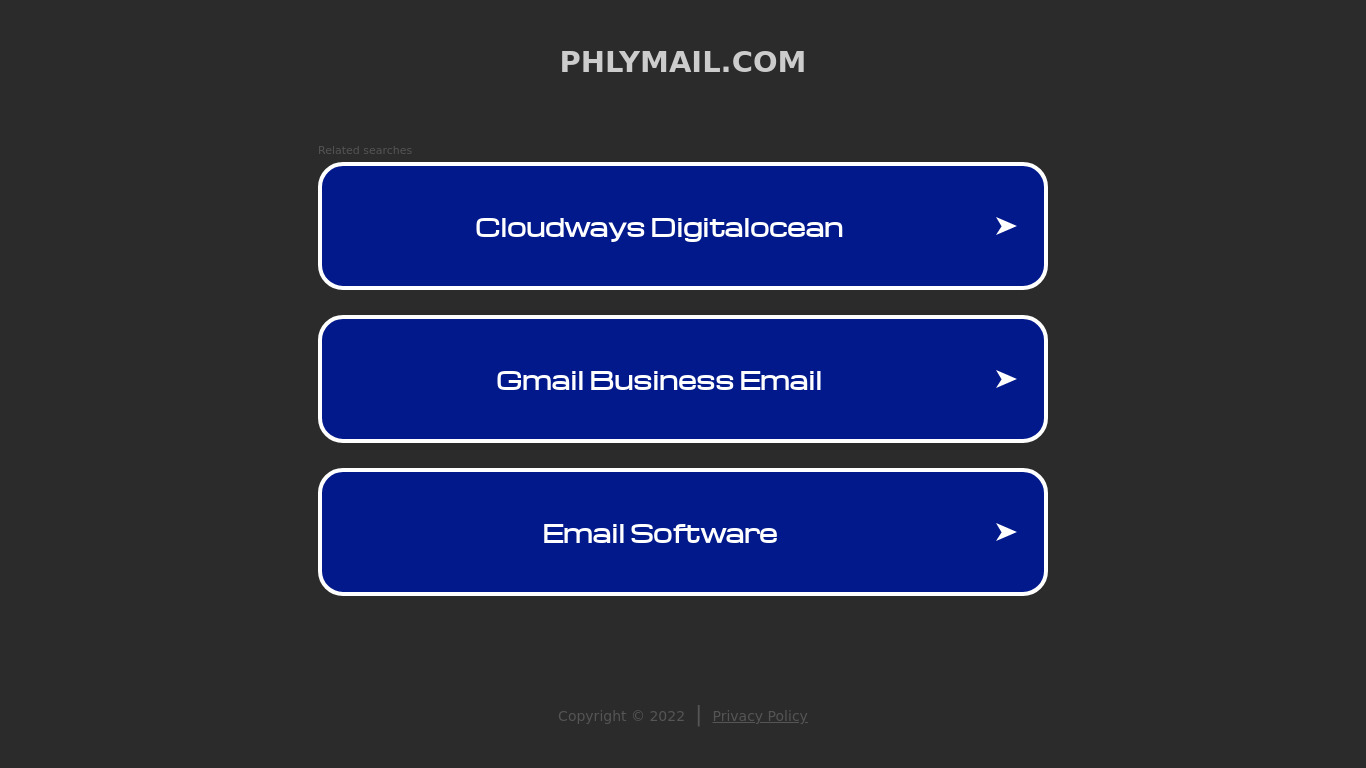 phlyMail Landing page