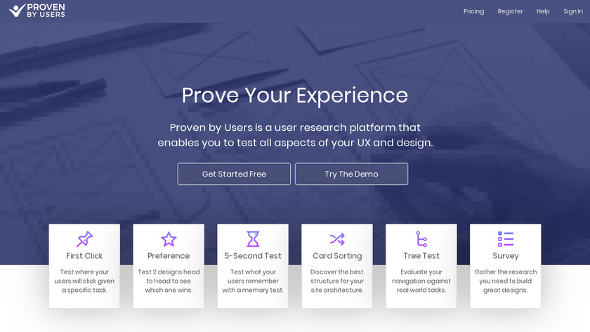 Proven By Users Landing Page