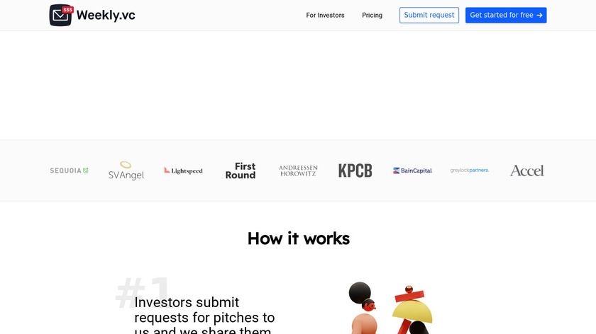 Weekly.vc Landing Page