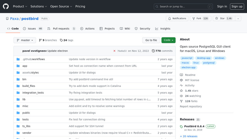Postbird Landing Page