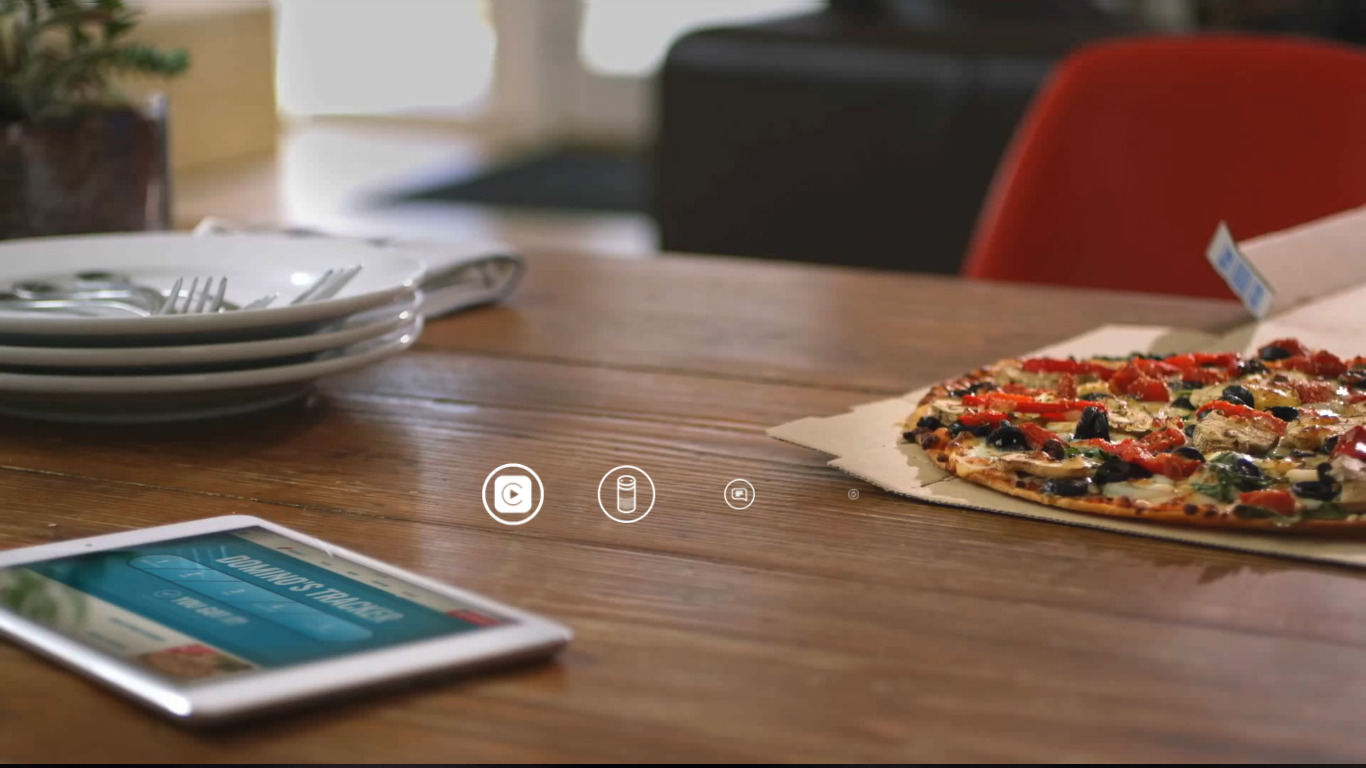 Domino's AnyWare Landing page