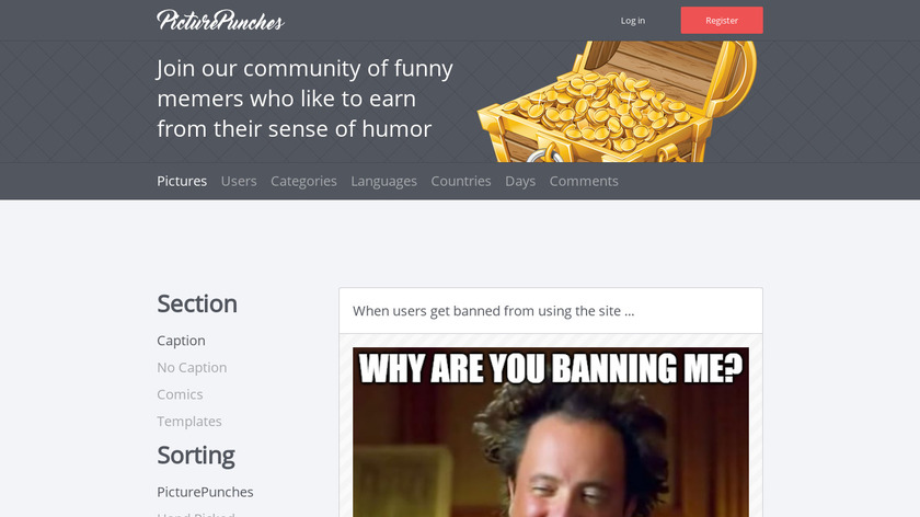PicturePunches Landing Page