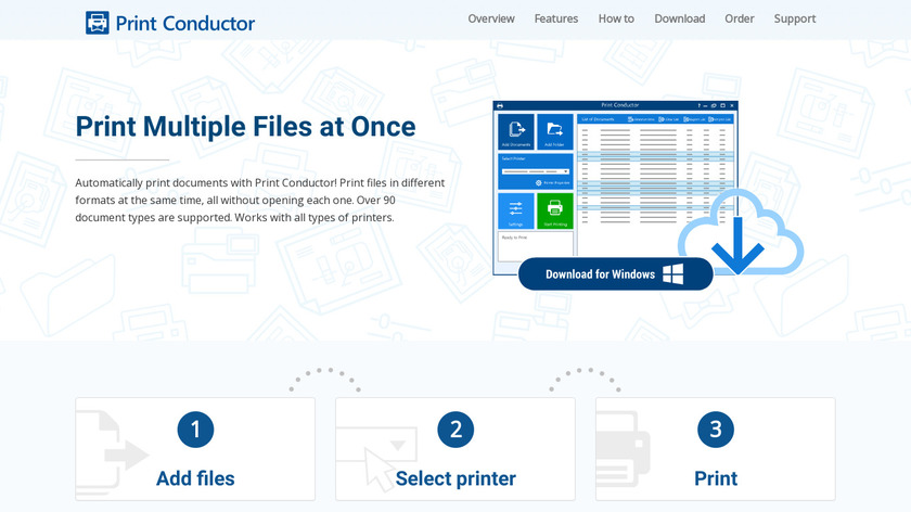 Print Conductor Landing Page