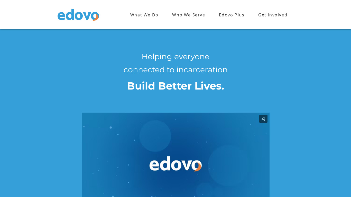 Jail Education Solutions Landing page