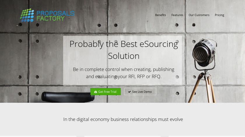 ProposalsFactory Landing Page
