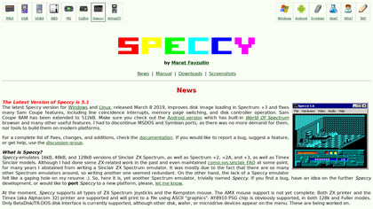 Speccy emulator image