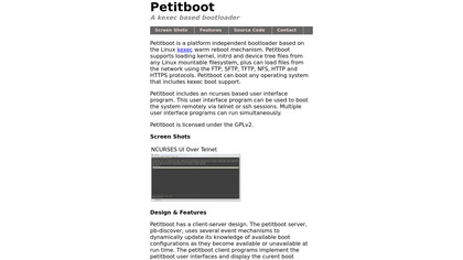 petitboot screenshot