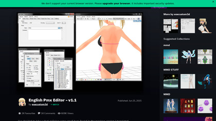 Pmx Editor image