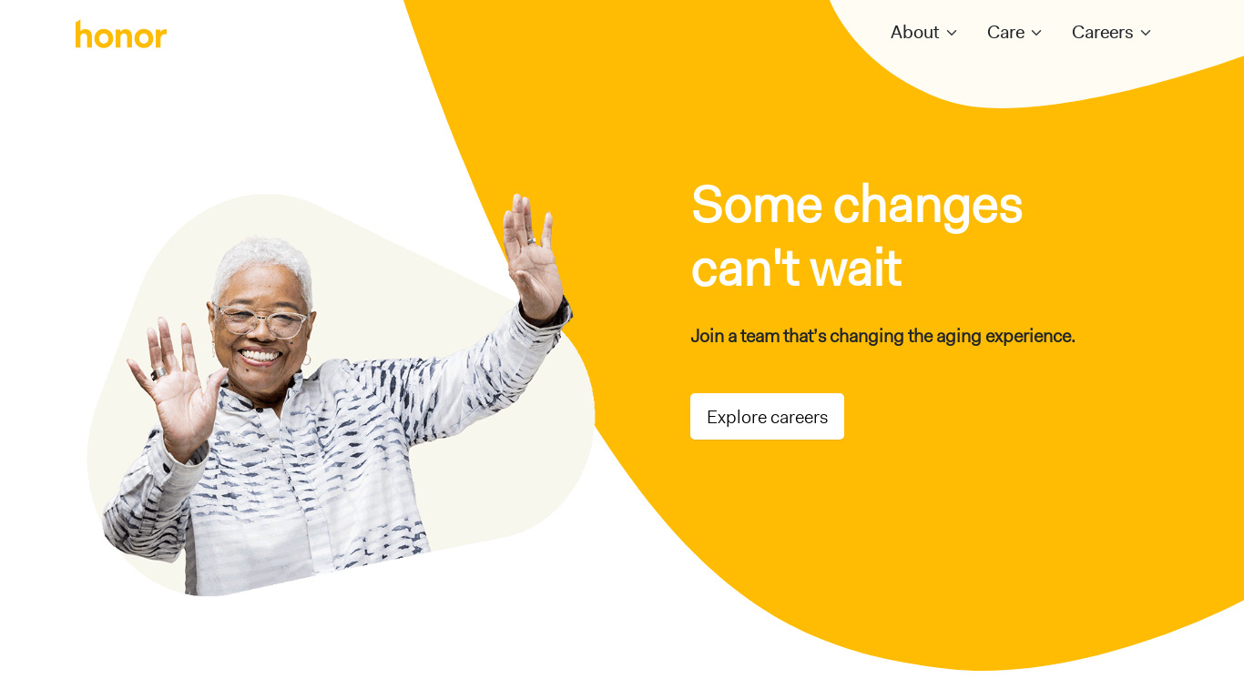 Honor Care Network Landing page