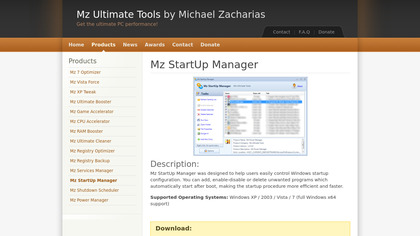 Mz StartUp Manager image