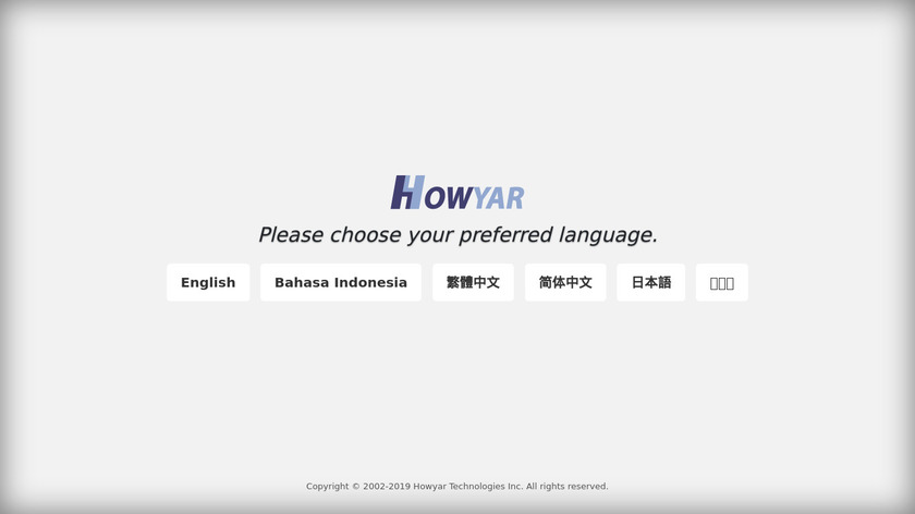 Howyar Landing Page