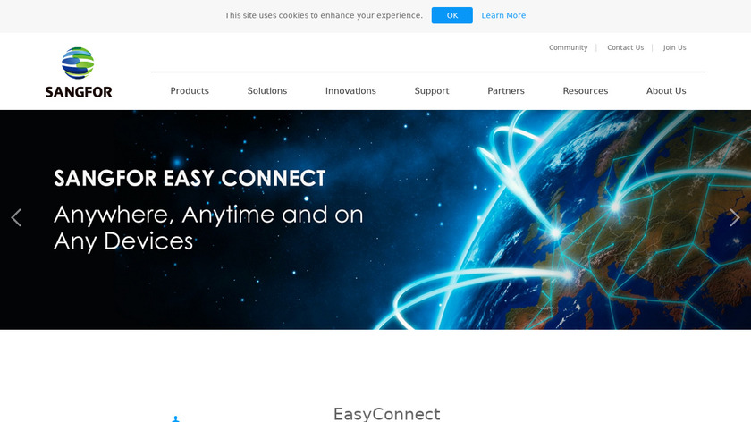 Sangfor EasyConnect Landing Page