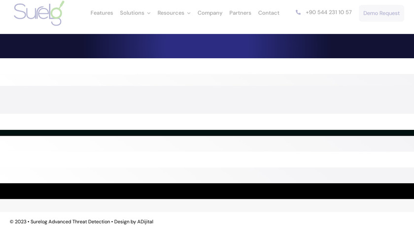 SureLog Landing Page
