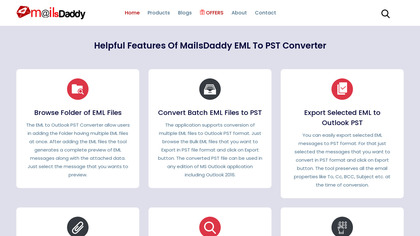 MailsDaddy EML to PST Converter image