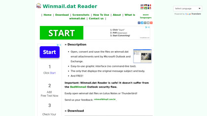 Winmail.dat Reader image