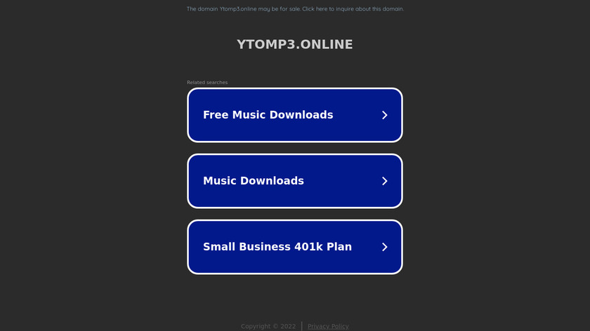 Ytomp3.online Landing Page