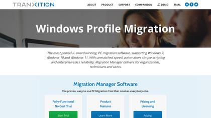 Tranxition Migration Manager image