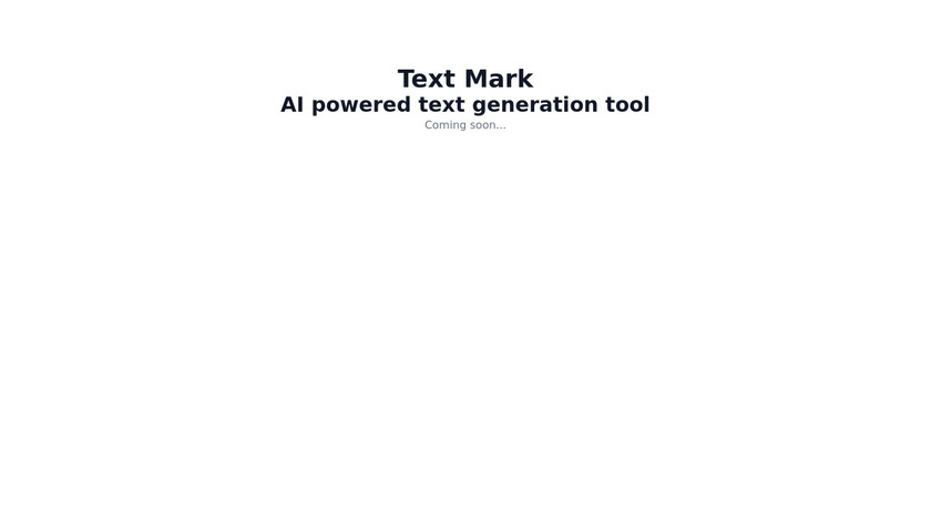textmark Landing Page