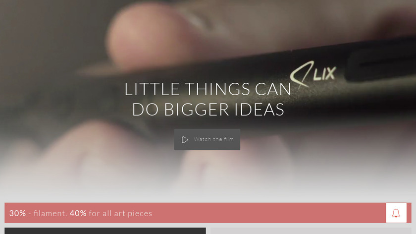 LIX 3D Print Pen Landing Page