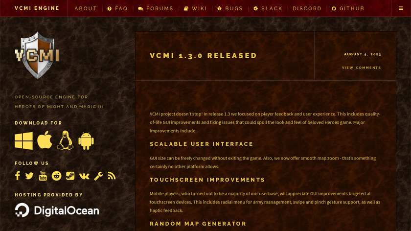 VCMI Landing Page