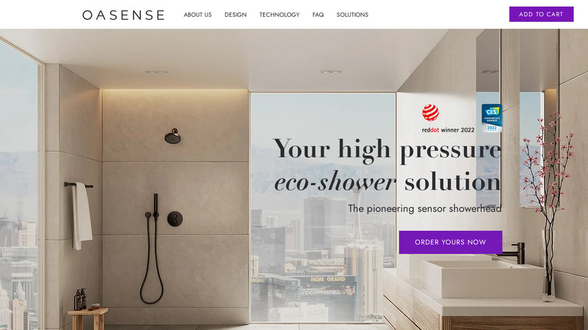 OaSense Landing Page