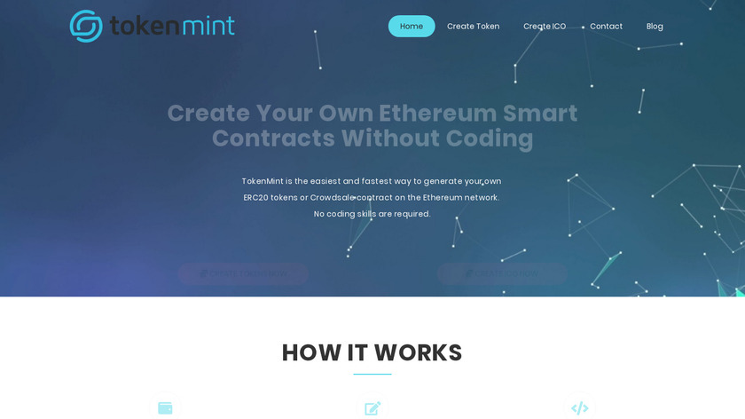TokenMint Landing Page