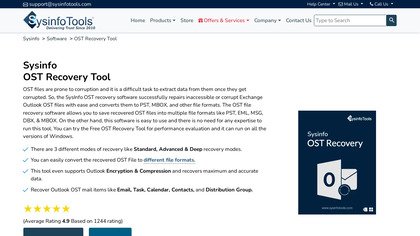 SysInfoTools OST File Recovery image