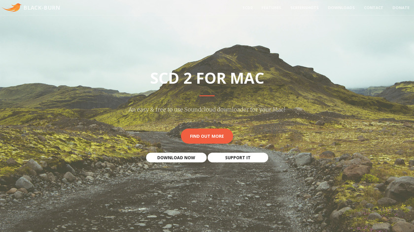 Soundcloud Downloader for mac Landing Page