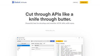 Dadroit API Studio image