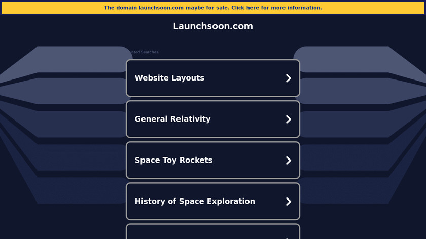 LaunchSoon Landing Page