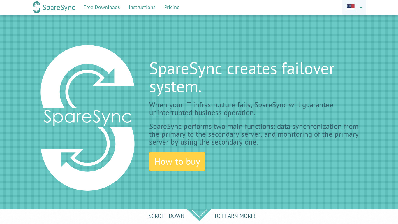 SpareSync Landing page