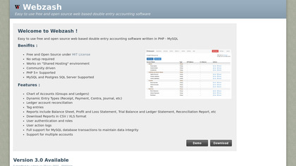 Webzash image