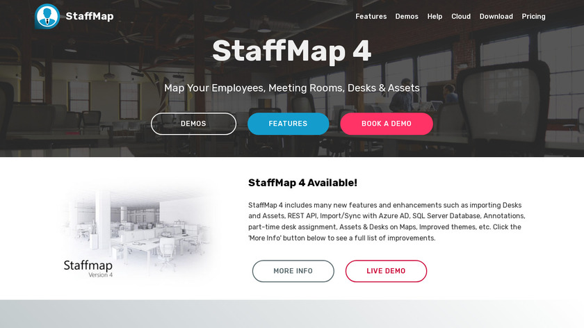 StaffMap Landing Page