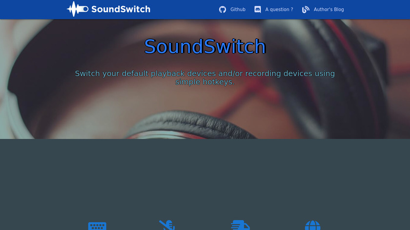 SoundSwitch Landing Page