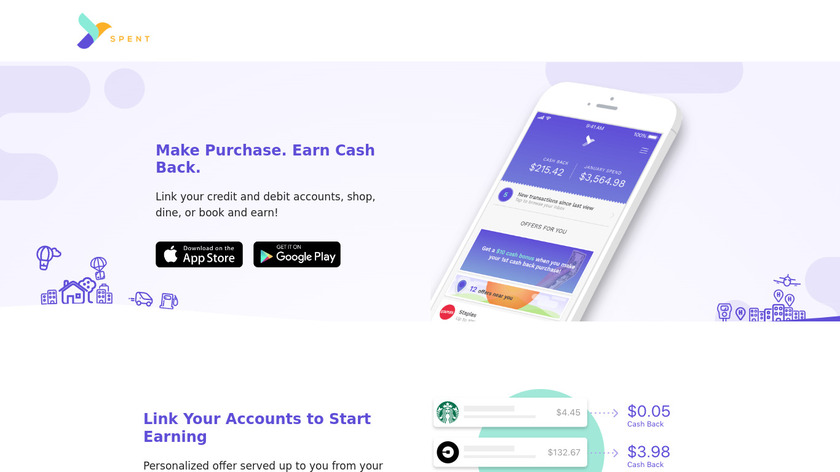 SPENT Money Landing Page