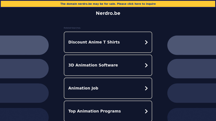 Nerdrobe Landing Page