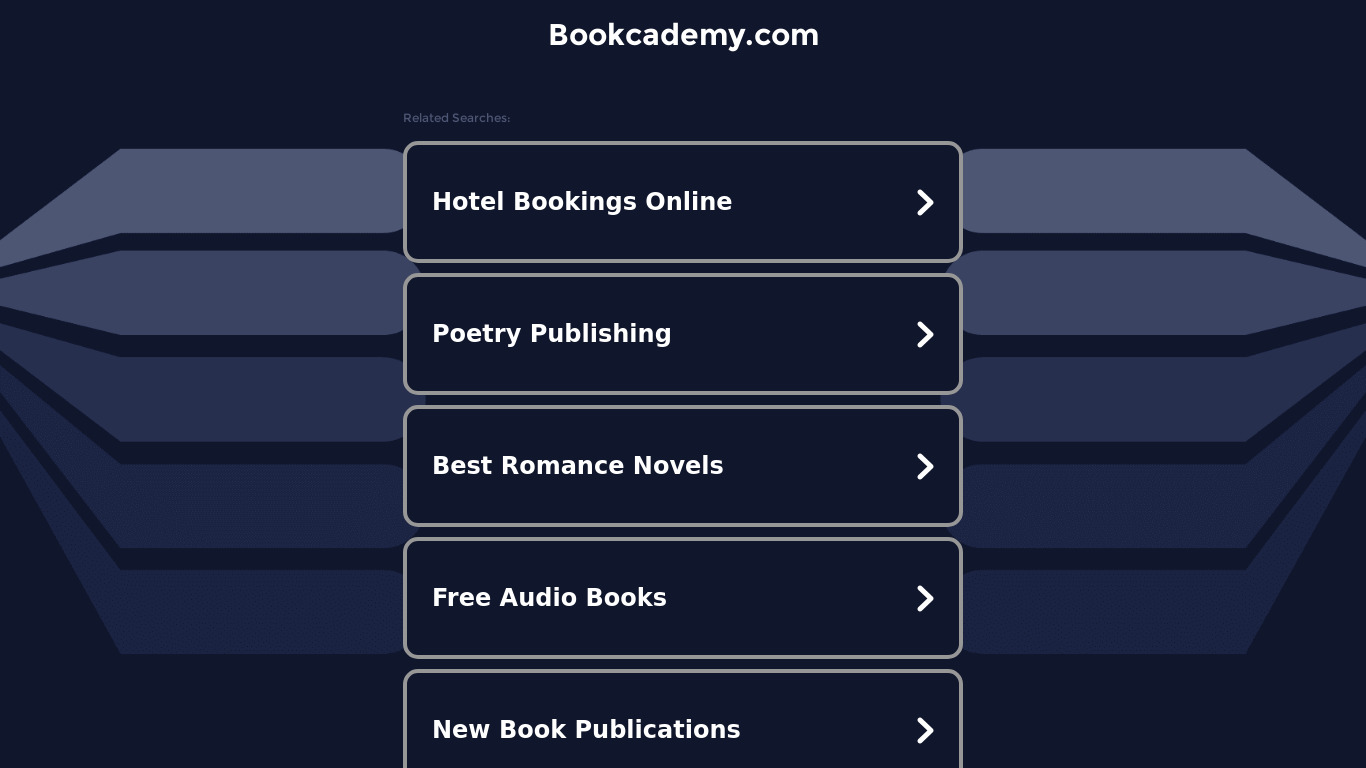 Bookcademy Landing page