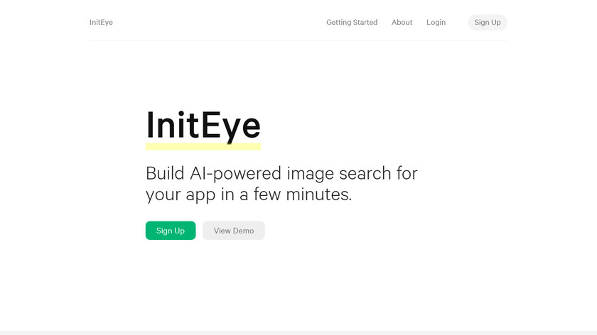 InitEye Landing Page