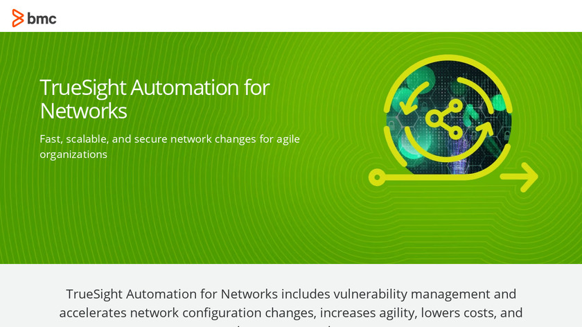 BMC BladeLogic Network Automation Landing Page