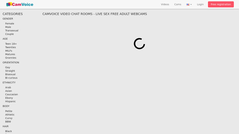 CamVoice Live Landing Page
