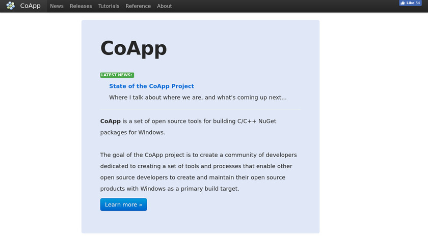 CoApp Landing Page