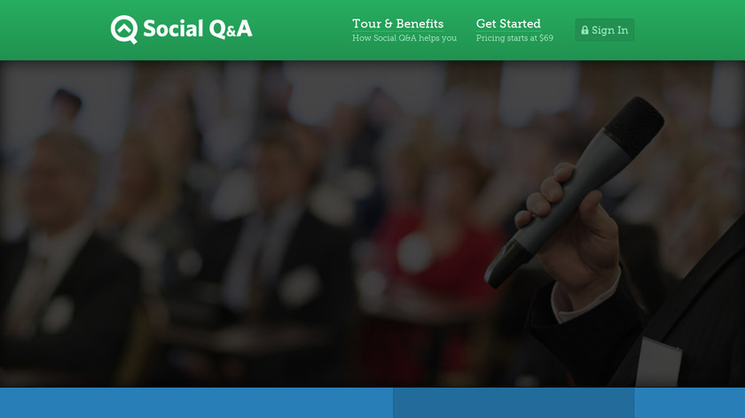 Social Q&A Landing Page